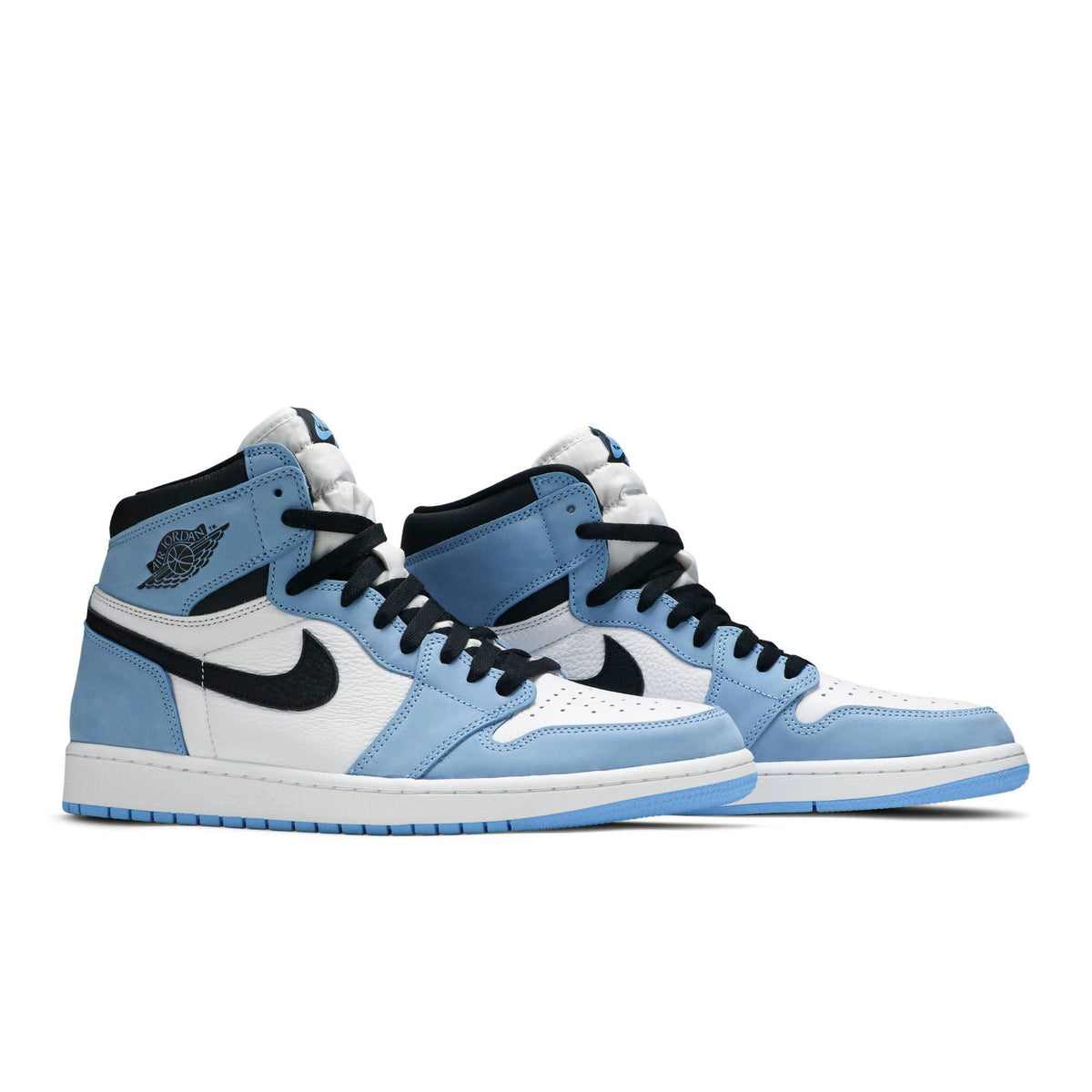"University Blue" Air Jordan 1 Retro High OG 555088-134 Sneakers - product image from the listing.