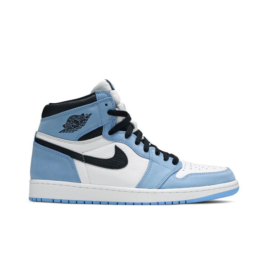 "University Blue" Air Jordan 1 Retro High OG 555088-134 Sneakers - product image from the listing.