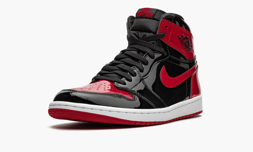 "Bred Patent" Air Jordan 1 Retro High OG Sneakers - product image from the listing.