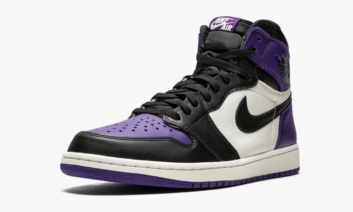Air Jordan 1 Retro High OG Court Sneakers in Purple - product image from the listing.