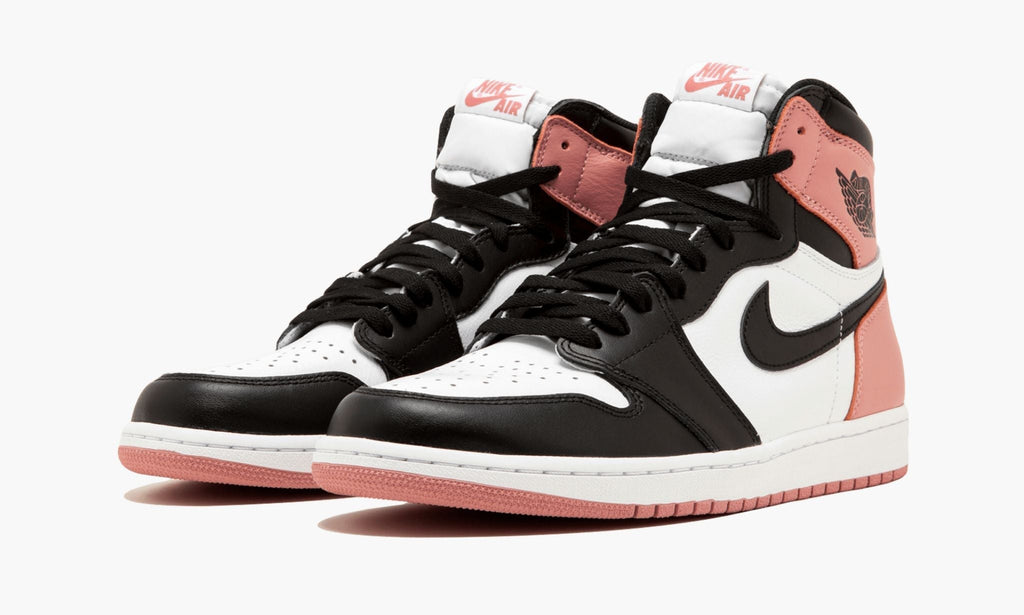 Air Jordan 1 Retro High OG NRG RUST Sneakers in PINK - product image from the listing.