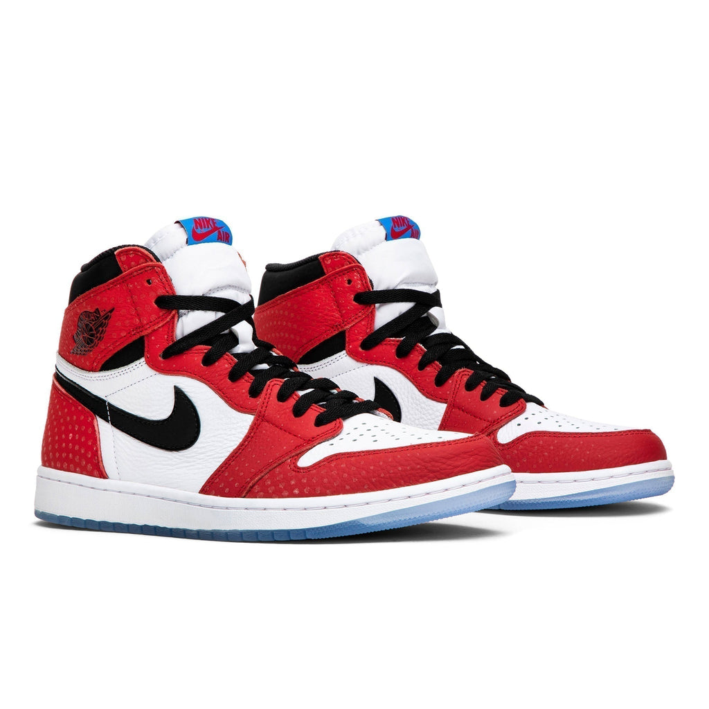 Spider-Man Origin Story 555088-602 Sneakers - Air Jordan 1 Retro High OG - product image from the listing.