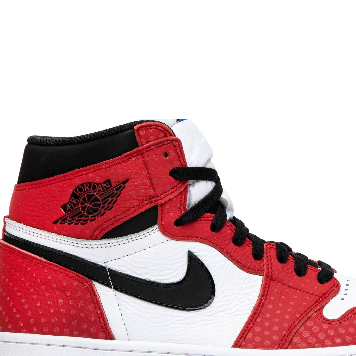 Spider-Man Origin Story 555088-602 Sneakers - Air Jordan 1 Retro High OG - product image from the listing.