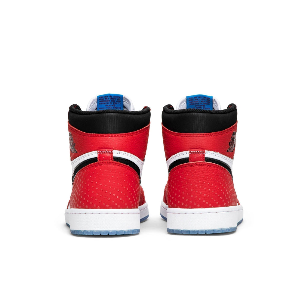 Spider-Man Origin Story 555088-602 Sneakers - Air Jordan 1 Retro High OG - product image from the listing.