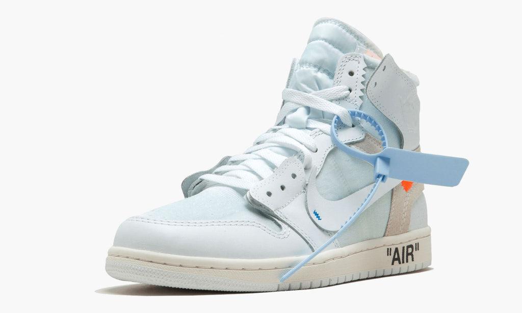 "Euro Release" Air Jordan 1 x OFF-WHITE Sneakers - product image from the listing.
