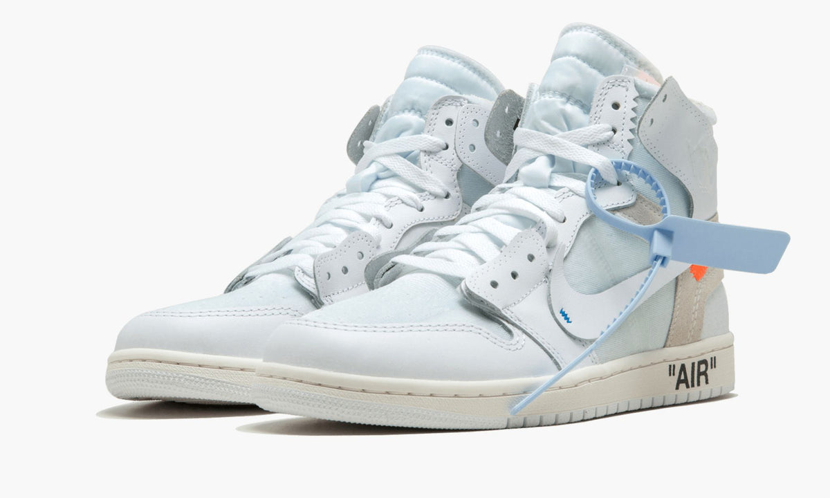 "Euro Release" Air Jordan 1 x OFF-WHITE Sneakers - product image from the listing.