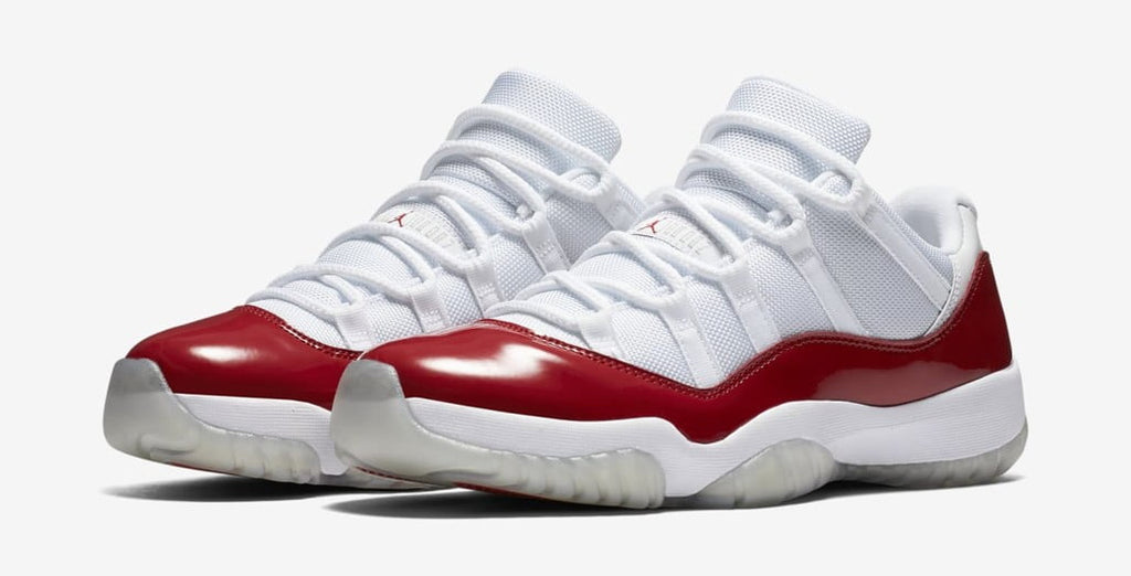 2016 Cherry Sneakers - Air Jordan 11 Retro Low - product image from the listing.
