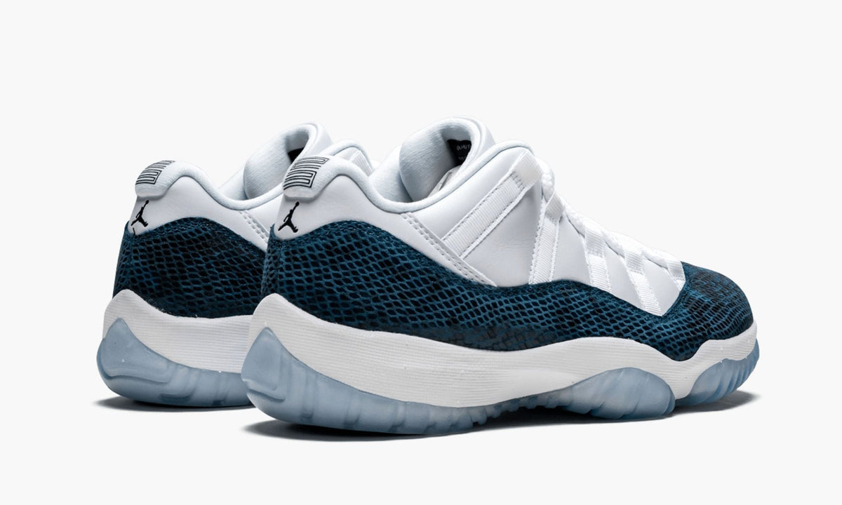 "Blue Snakeskin" Air Jordan 11 Retro Low LE Sneakers - product image from the listing.