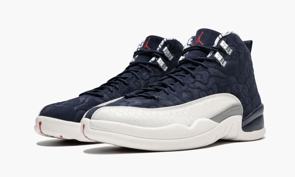 "International Flight" Air Jordan 12 Retro PRM Sneakers - product image from the listing.
