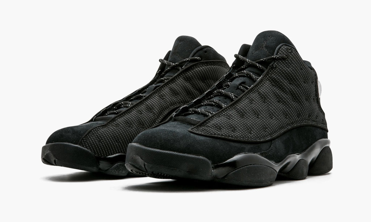 "Black Cat" Air Jordan 13 Retro Sneakers - product image from the listing.