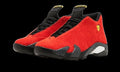 Air Jordan 14 Ferarir Sneakers in Red - product image from the listing.