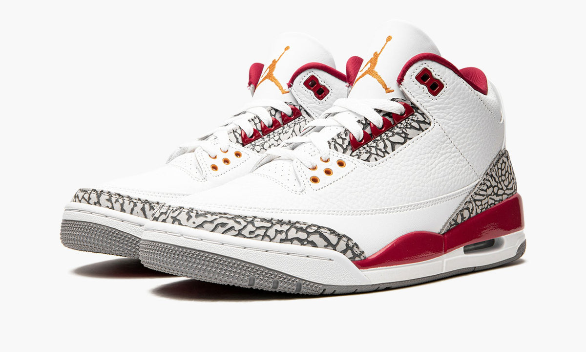 Cardinal Sneakers - Air Jordan 3 - product image from the listing.