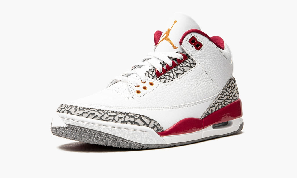 Cardinal Sneakers - Air Jordan 3 - product image from the listing.