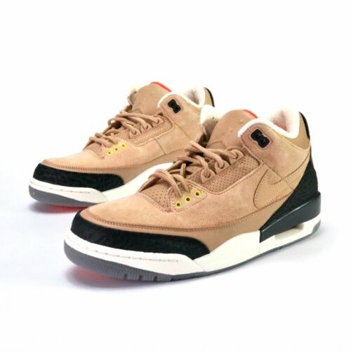 Air Jordan 3 JTH Bio Sneakers in Beige Suede - product image from the listing.