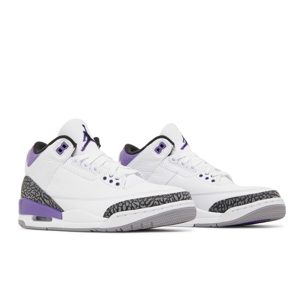 "Dark Iris" Air Jordan 3 Retro CT8532-105 Sneakers - product image from the listing.