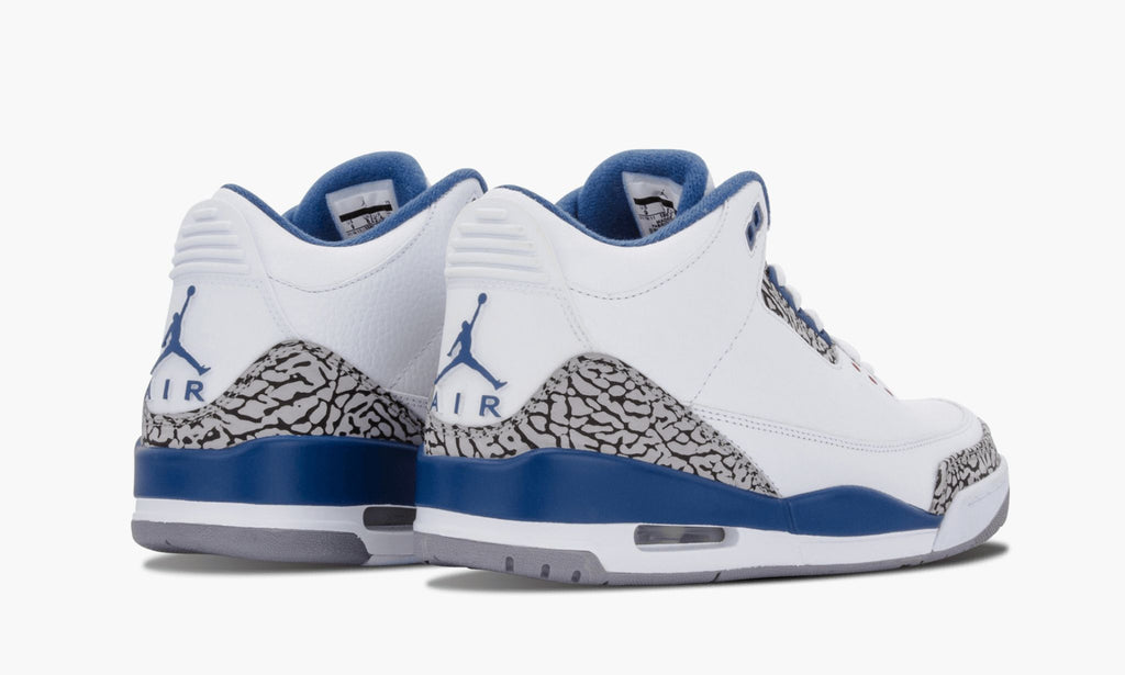 "True Blue" Air Jordan 3 Retro Sneakers - product image from the listing.