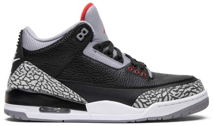 Black Cement 854262 Sneakers - Air Jordan 3 Retro High OG - product image from the listing.
