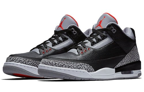 Black Cement 854262 Sneakers - Air Jordan 3 Retro High OG - product image from the listing.
