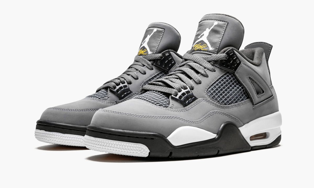"Cool Grey" Air Jordan 4 Retro Sneakers - product image from the listing.