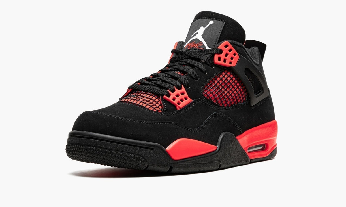"Red Thunder" Air Jordan 4 Retro Sneakers - product image from the listing.