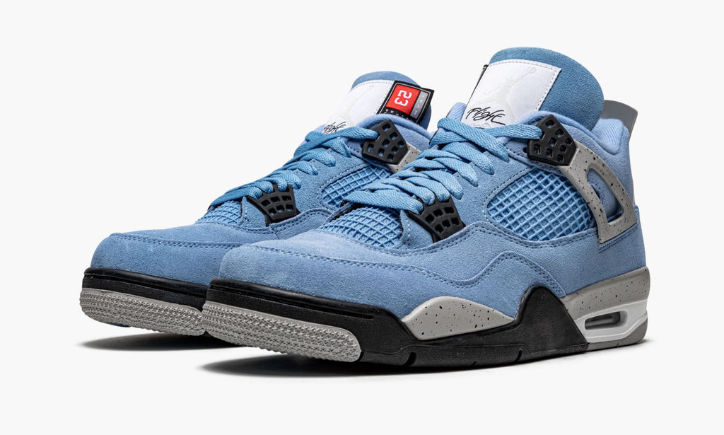 "University Blue" Air Jordan 4 Retro Sneakers - product image from the listing.