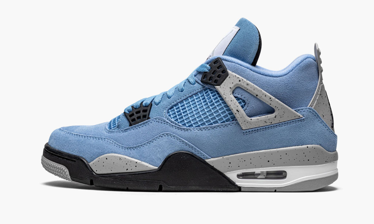 "University Blue" Air Jordan 4 Retro Sneakers - product image from the listing.