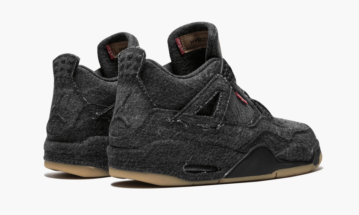 Levis NRG Black Levis Sneakers - Air Jordan 4 Retro - product image from the listing.