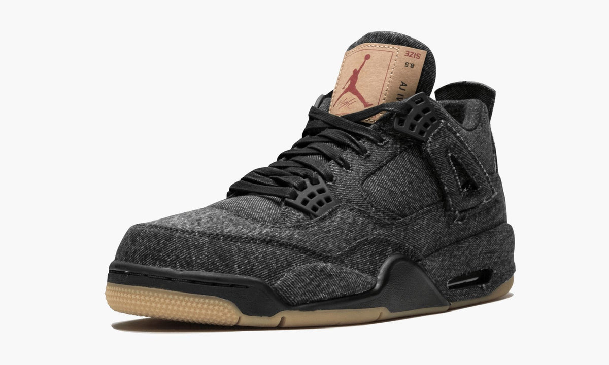 Levis NRG Black Levis Sneakers - Air Jordan 4 Retro - product image from the listing.