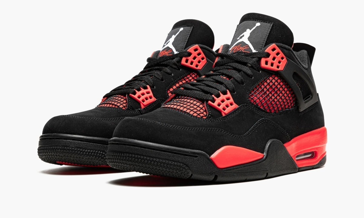 Red Thunder Sneakers - Air Jordan 4 Retro - product image from the listing.