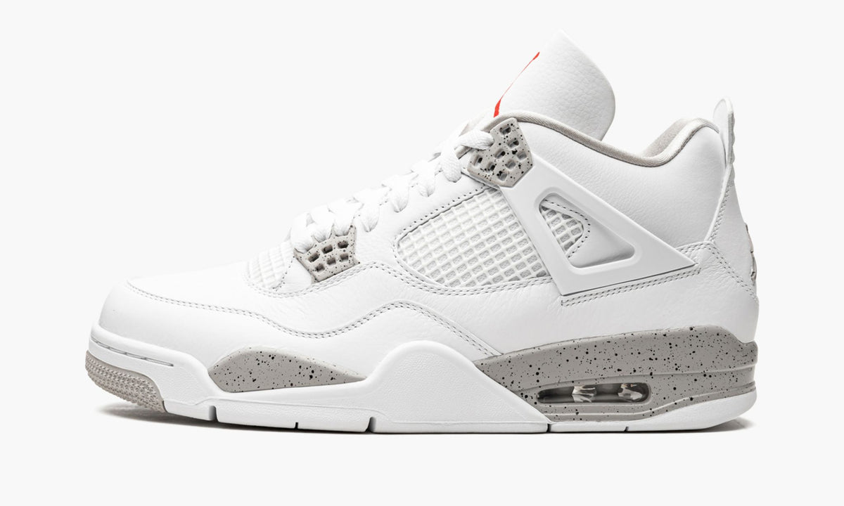 White Oreo Sneakers - Air Jordan 4 Retro - product image from the listing.