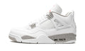 White Oreo Sneakers - Air Jordan 4 Retro - product image from the listing.