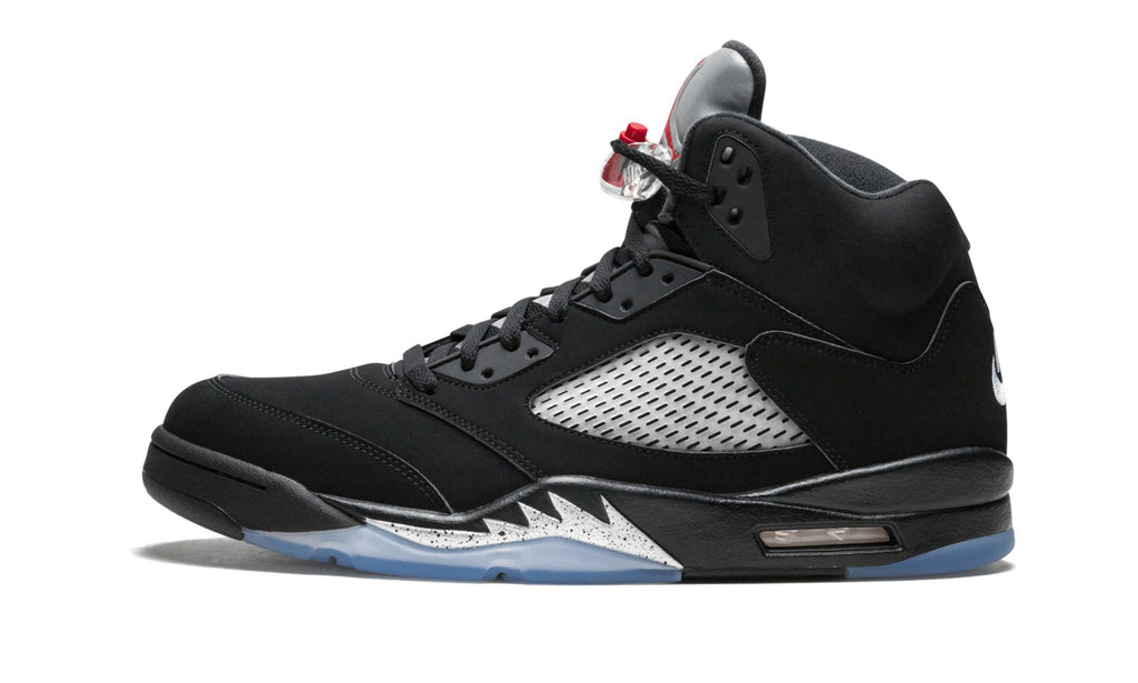"Black / Metallic" Air Jordan 5 Retro OG Sneakers - product image from the listing.
