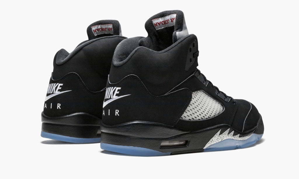 "Black / Metallic" Air Jordan 5 Retro OG Sneakers - product image from the listing.