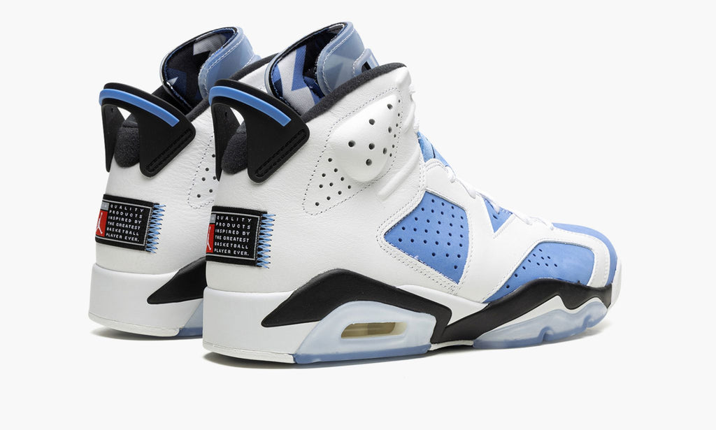 "UNC" Air Jordan 6 Retro Sneakers - product image from the listing.