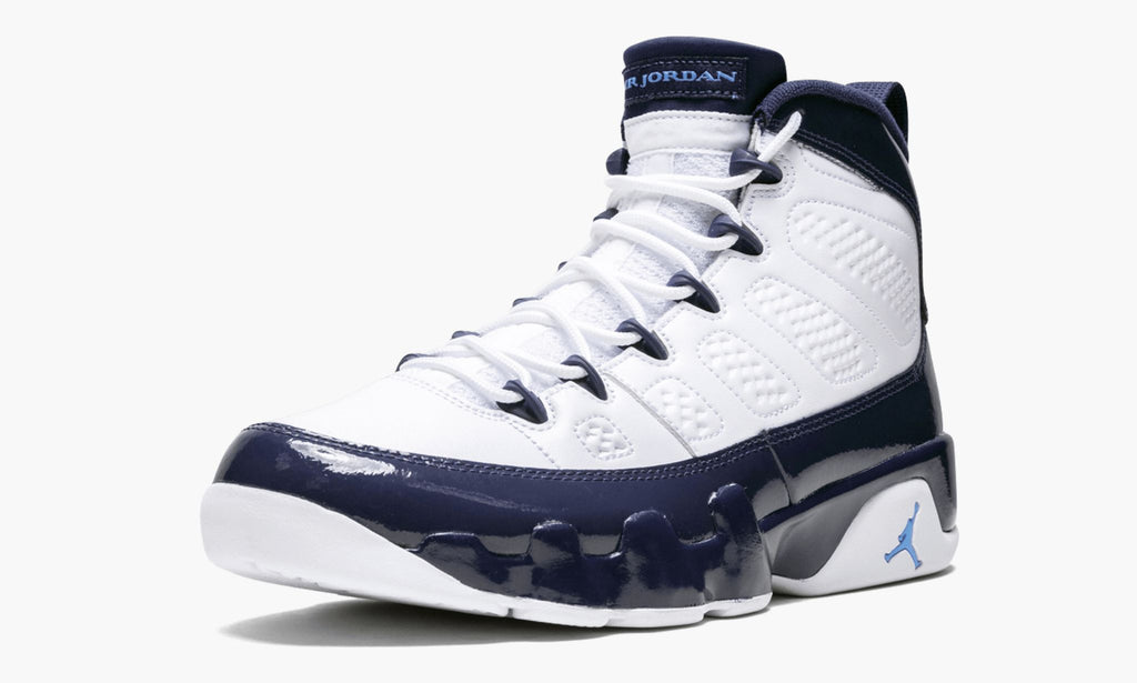 "UNC" Air Jordan 9 Retro Sneakers - product image from the listing.