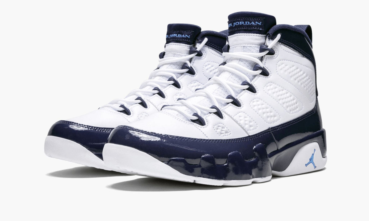 "UNC" Air Jordan 9 Retro Sneakers - product image from the listing.