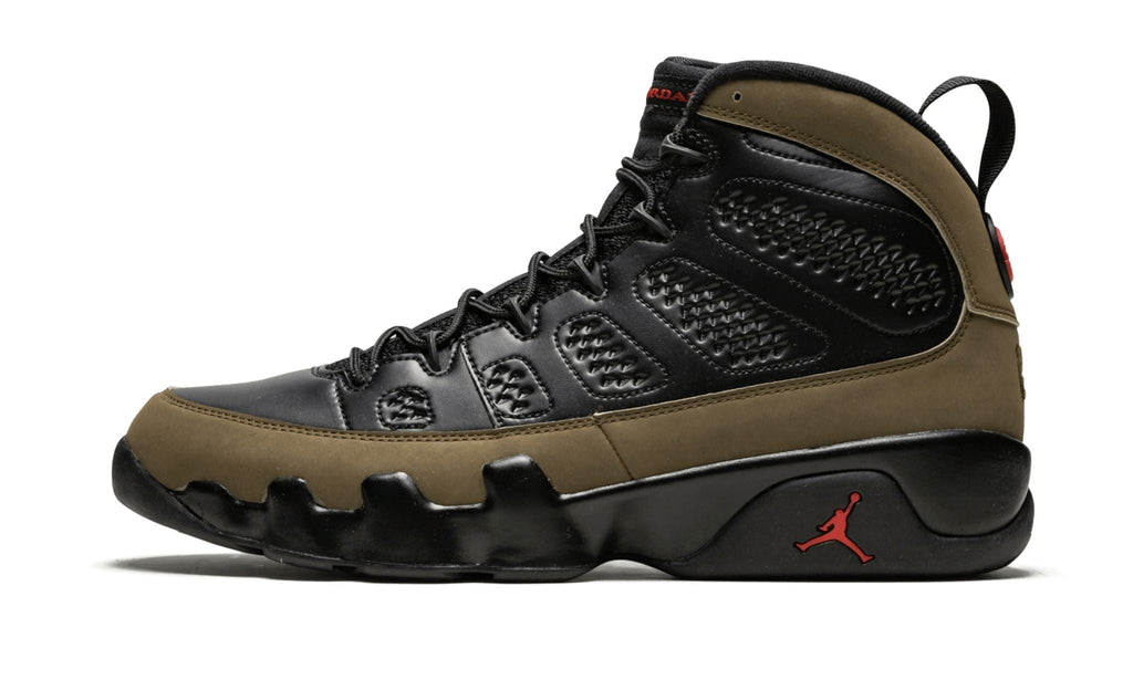 Air Jordan 9 Retro Sneakers in Olive - product image from the listing.