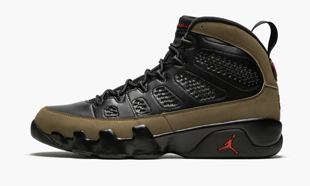 Air Jordan 9 Retro Sneakers in Olive - product image from the listing.