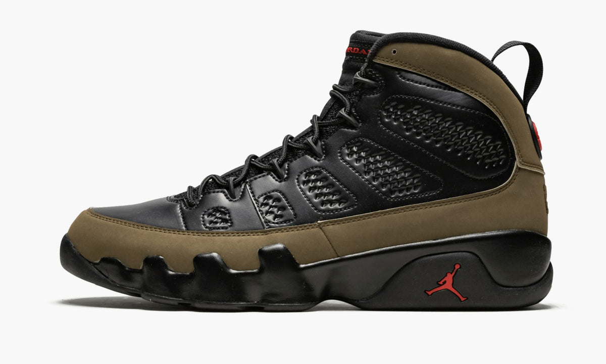 Air Jordan 9 Retro Sneakers in Olive - product image from the listing.