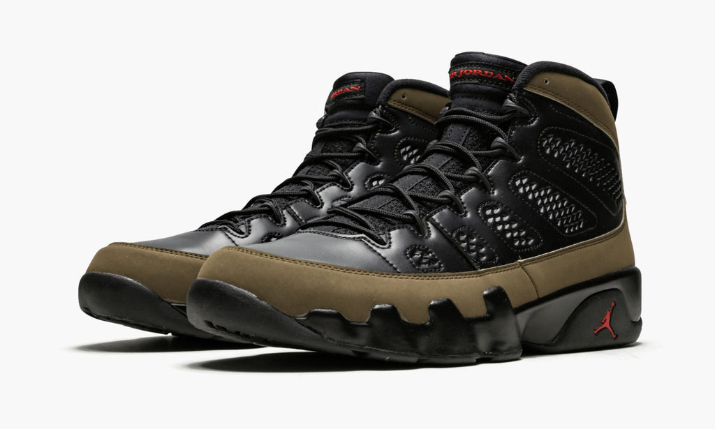Air Jordan 9 Retro Sneakers in Olive - product image from the listing.