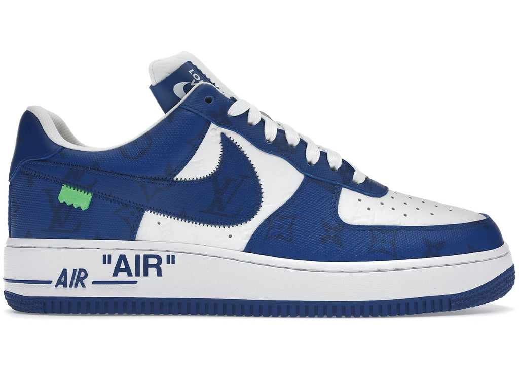 Air Jordan Force 1 Low Sneakers in White Royal - product image from the listing.
