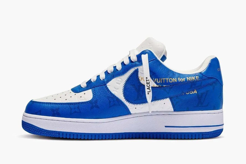 Air Jordan Force 1 Low Sneakers in White Royal - product image from the listing.