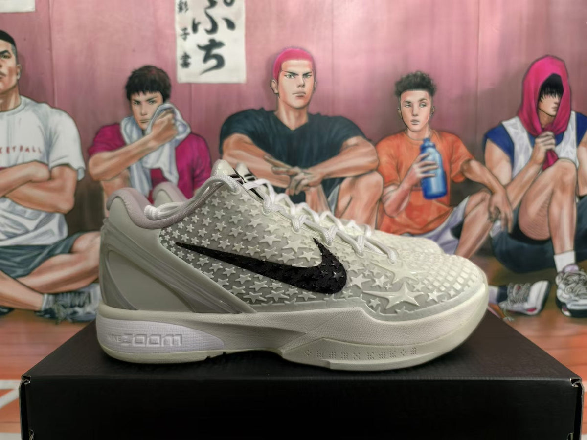White and Gray Nike All-Star 2.0 Basketball Shoes - product image from the listing.