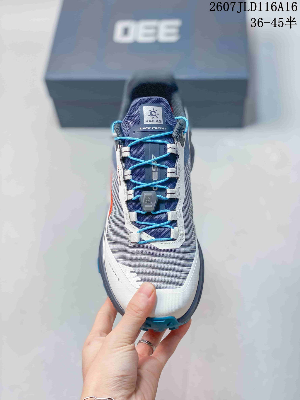KAILAS FUGA EX330 Trail Running Shoes in Blue Gray 2607JLD116A16 - product image from the listing.