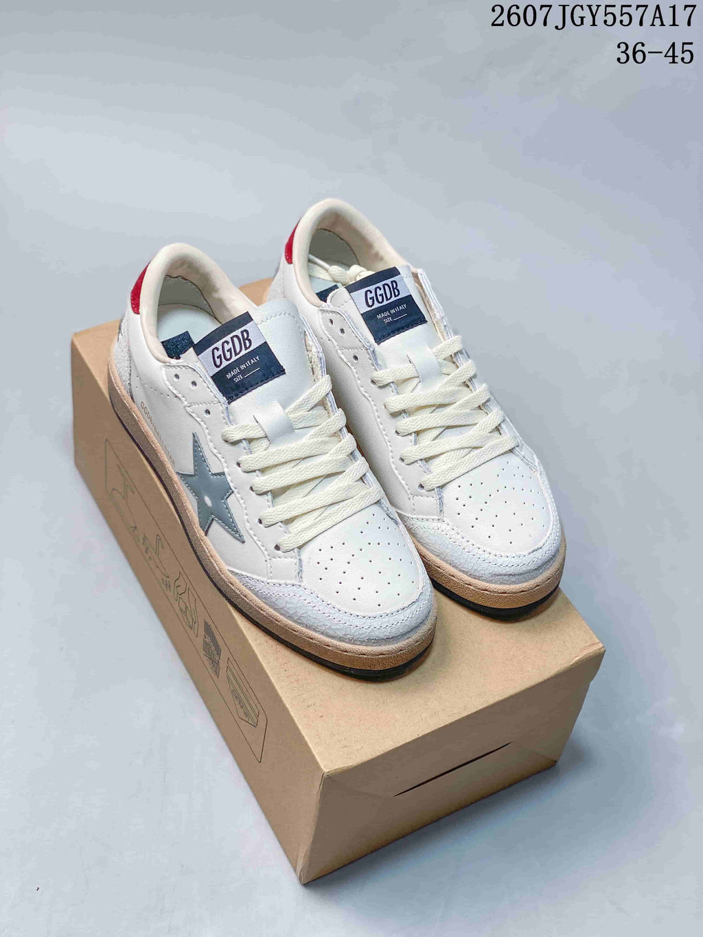 Golden Goose Ball Star White Star Trainers 2607JGY557A17 - product image from the listing.