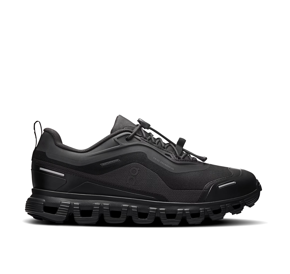 Women's On Cloud 6 Geo Waterproof Black/Black Lifestyle Sneakers - product image from the listing.