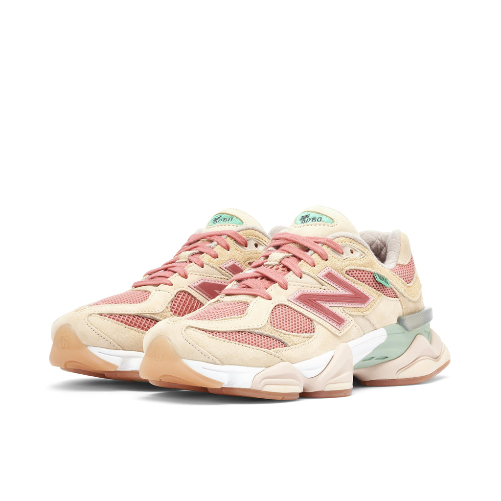 NEW BALANCE 9060 X JOE FRESHGOODS INSIDE VOICES PENNY COOKIE in PINK - product image from the listing.