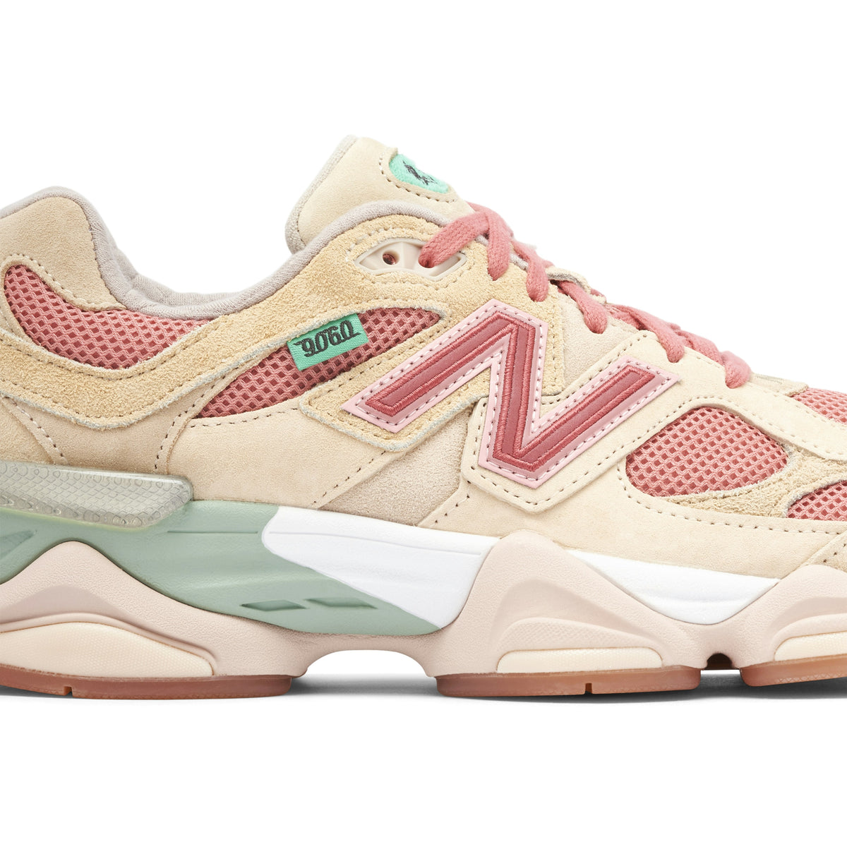NEW BALANCE 9060 X JOE FRESHGOODS INSIDE VOICES PENNY COOKIE in PINK - product image from the listing.