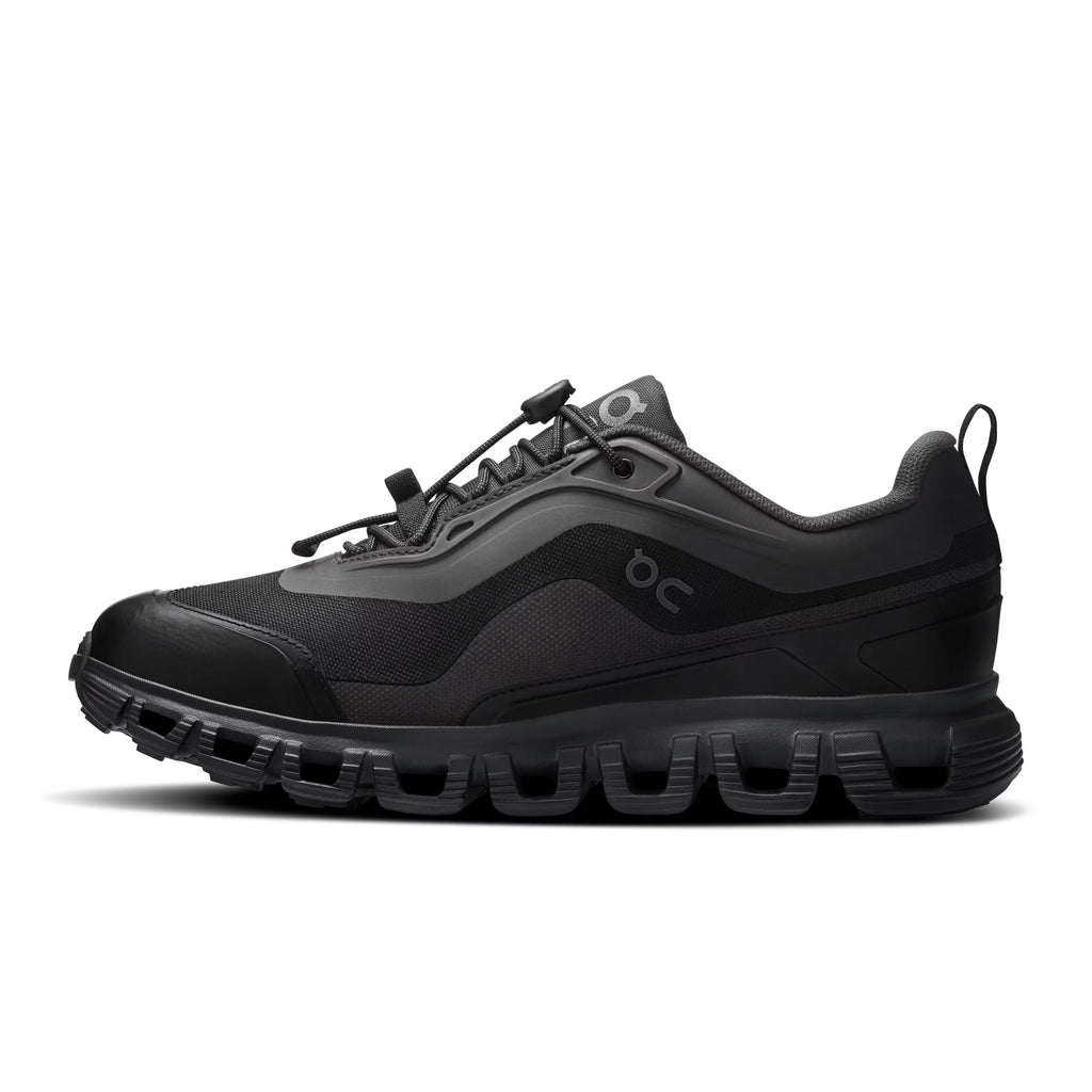 Women's On Cloud 6 Geo Waterproof Black/Black Lifestyle Sneakers - product image from the listing.