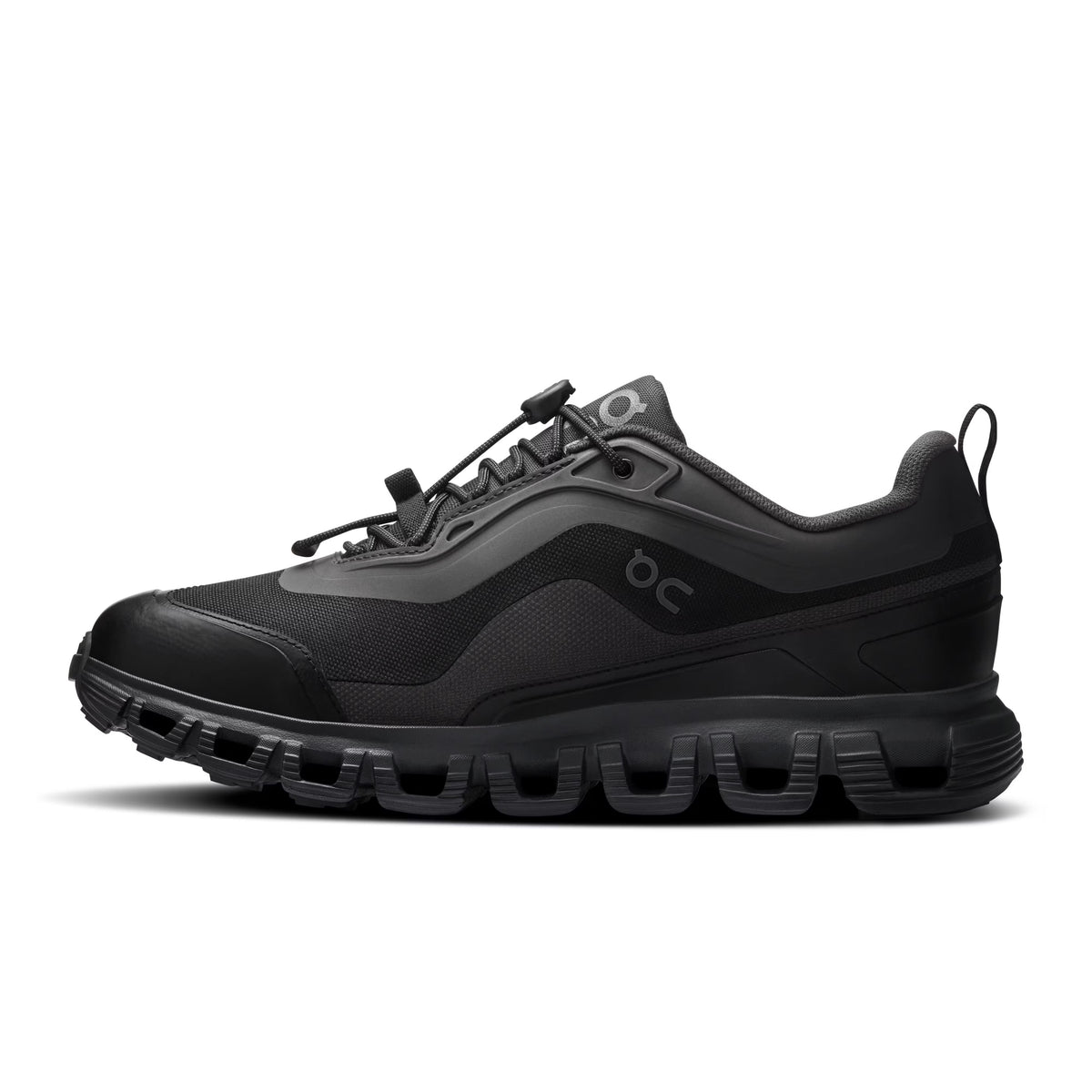Women's On Cloud 6 Geo Waterproof Black/Black Lifestyle Sneakers - product image from the listing.